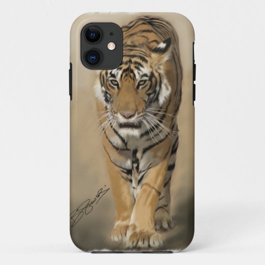 iPhone 5の場合のつきまとうtigress Case-Mate iPhoneケース (裏面)