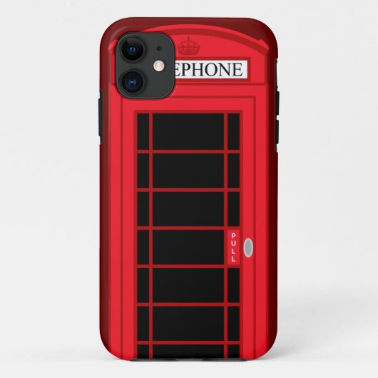 iPhone 5の場合のクラシックで赤い公衆電話ボックスイギリス Case-Mate iPhoneケース (裏面)