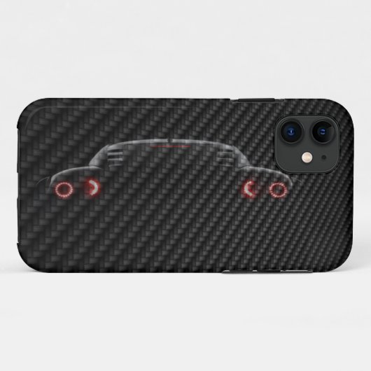 iPhone 5の場合のテンプレートカーボン車3Dの変更のイメージ Case-Mate iPhoneケース (裏面(横))