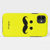 iPhone 5の場合のパーソナライズな髭の顔 Case-Mate iPhoneケース (裏面(横))