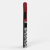 IPHONE 5の場合のラインストーンの一見のダマスク織のデザイン Case-Mate iPhoneケース (裏面/右)