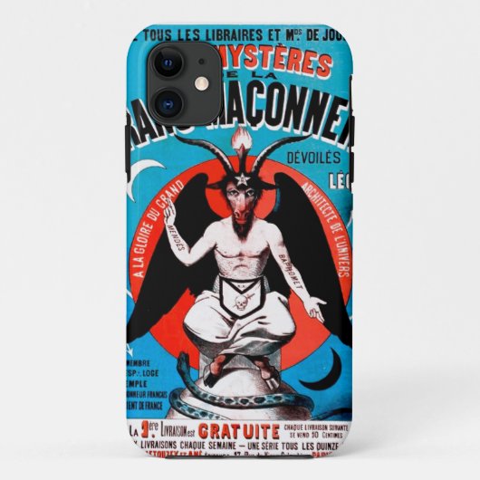 iPhone 5の場合のヴィンテージのBaphometの芸術。 気色悪い! Case-Mate iPhoneケース (裏面)