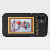 iPhone 5の場合カーボン額縁3D Case-Mate iPhoneケース (裏面(横))