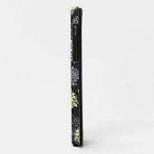 iPhone 5の場合シトロンおよび黒のダマスク織 Case-Mate iPhoneケース (裏面/左)