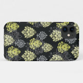 iPhone 5の場合シトロンおよび黒のダマスク織 Case-Mate iPhoneケース (裏面(横))