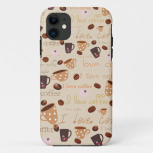 Iphone 5の場合"私は愛しますコーヒー"を 11 ケース