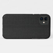 iPhone 5の場合-織り目加工の固体-黒 Case-Mate iPhoneケース (裏面(横))