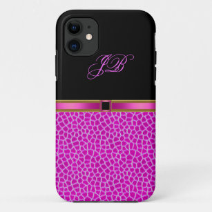 iPhone 5の穹窖の箱の野生ピンクの黒 iPhone 11 ケース