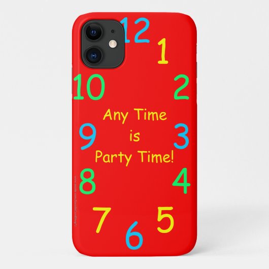 iPhone 5のiPhone 5sケースはいつでもパーティーの時間です Case-Mate iPhoneケース (裏面)