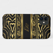 iPhone 5または4 モダン ゴールド ブラック Case-Mate iPhoneケース (裏面(横))