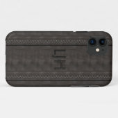 iPhone 5ケースブラウンスエードルック Case-Mate iPhoneケース (裏面(横))