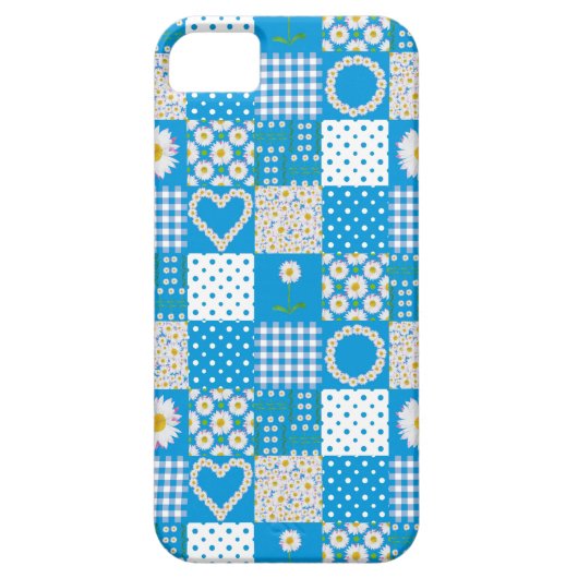 iPhone 5ケースメイトDaisychainsパッチワークフェイクケース Case-Mate iPhoneケース (裏面)