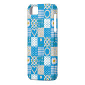 iPhone 5ケースメイトDaisychainsパッチワークフェイクケース Case-Mate iPhoneケース (裏面左)