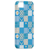 iPhone 5ケースメイトDaisychainsパッチワークフェイクケース Case-Mate iPhoneケース (裏面/右)