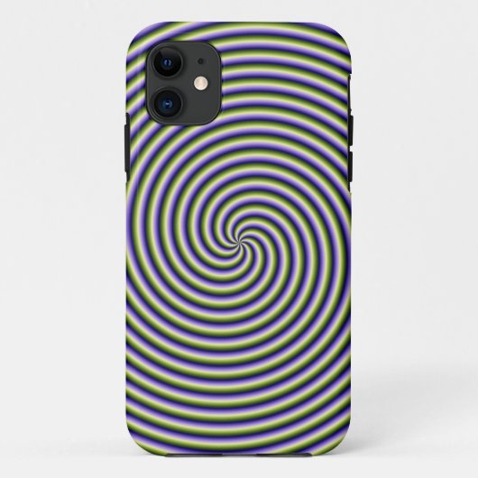 iPhone 5ケース旋回、緑の青と紫 Case-Mate iPhoneケース (裏面)