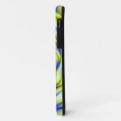iPhone 5ケース渦(青と黄) Case-Mate iPhoneケース (裏面/左)