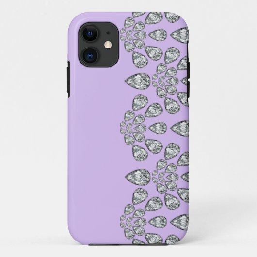 iPhone 5ケース紫ダイヤモンド Case-Mate iPhoneケース (裏面)