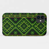 iPhone 5ケース ウクライナのクロスステッチプリント Case-Mate iPhoneケース (裏面(横))