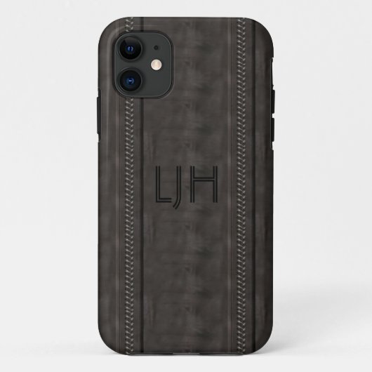 iPhone 5ケース ブラウン スエード調 Case-Mate iPhoneケース (裏面)