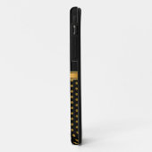 iPhone 5ケース – マテ金ゴールドブラックスポット Case-Mate iPhoneケース (裏面/左)