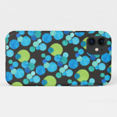 iPhone 5ケース – マートケース、青い月パターン Case-Mate iPhoneケース (裏面(横))