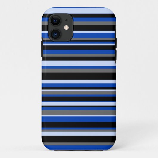 iPhone 5ケース 青いストライプ Case-Mate iPhoneケース (裏面)