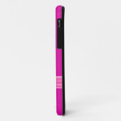 iPhone 5プリンセスシルバーティアラホットピンクビーズ Case-Mate iPhoneケース (裏面/左)