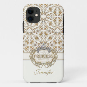 IPhone 5プリンセスジュエきらきら光るルクラウンパーソナライズされた 11 ケース