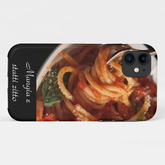 iPhone 5マンガイタリアンーe statti zittoパスタケース Case-Mate iPhoneケース (裏面(横))