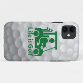 Iphone 5ライフはゴルフケース・グリーン・ゴルファー・イン・カート Case-Mate iPhoneケース (裏面(横))