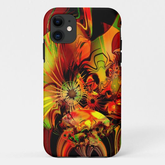 iPhone 5抽象芸術イエローグリーン金ゴールド Case-Mate iPhoneケース (裏面)