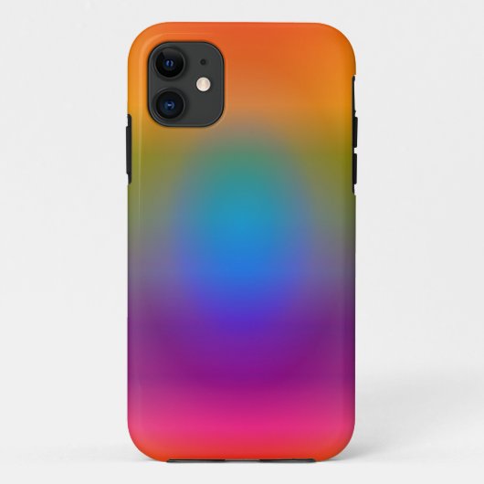 iPhone 5用抽象的レインボーホライズンケース Case-Mate iPhoneケース (裏面)