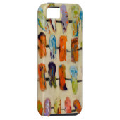iphone 5羽のvibeの場合の抽象美術の鳥 Case-Mate iPhoneケース (裏面/右)