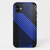 iPhone 5警察シンブルーライン Case-Mate iPhoneケース (裏面)