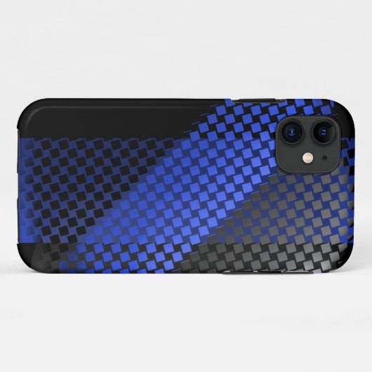 iPhone 5警察シンブルーライン Case-Mate iPhoneケース (裏面(横))