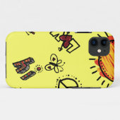 iPhone 5 うすめのIDケース、夏の落書き Case-Mate iPhoneケース (裏面(横))
