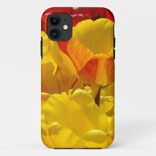 iPhone 5 カスタムケース 黄色いチューリップ Case-Mate iPhoneケース (裏面)