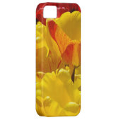 iPhone 5 カスタムケース 黄色いチューリップ Case-Mate iPhoneケース (裏面/右)