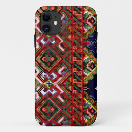 iPhone 5 クロスステッチ 薄いケース Case-Mate iPhoneケース (裏面)