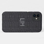 iPhone 5 ケース グレー 本革風 Case-Mate iPhoneケース (裏面(横))