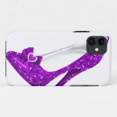 iPhone 5 パープル ハイヒール シューズ Case-Mate iPhoneケース (裏面(横))