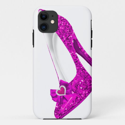 iPhone 5 ホットピンク ハイヒール シューズ Case-Mate iPhoneケース (裏面)