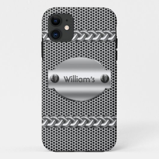 iPhone 5 メタル調 クローム メンズ Case-Mate iPhoneケース (裏面)