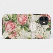 IPhone 5 -ヴィンテージ英語バラレースn Hydrangea Case-Mate iPhoneケース (裏面(横))