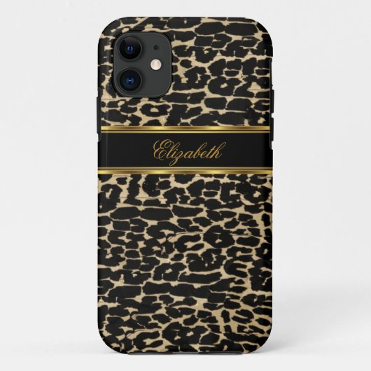 iPhone 5 高級感のあるゴールドの動物柄 Case-Mate iPhoneケース (裏面)