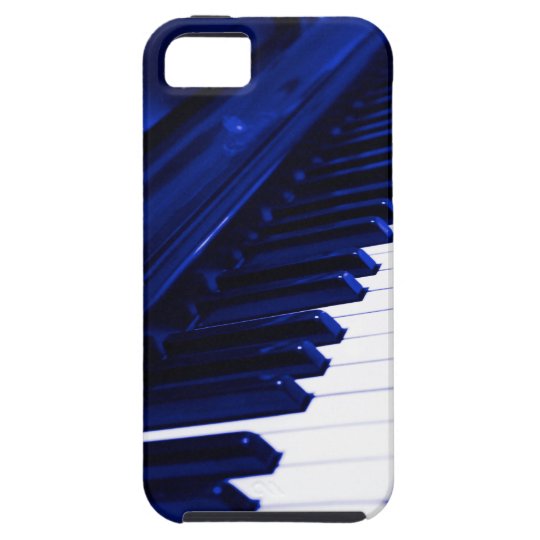 Iphone 5 5sのvibeの場合 青いピアノ Case Mate Iphoneケース Zazzle Co Jp