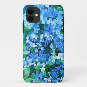 iPhone 5/5sの場合のアジサイの水彩画 11 ケース