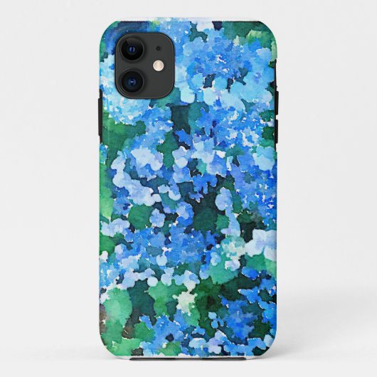 iPhone 5/5sの場合のアジサイの水彩画 Case-Mate iPhoneケース (裏面)