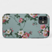 iPhone 5/5sの青いヴィンテージの花柄 Case-Mate iPhoneケース (裏面(横))