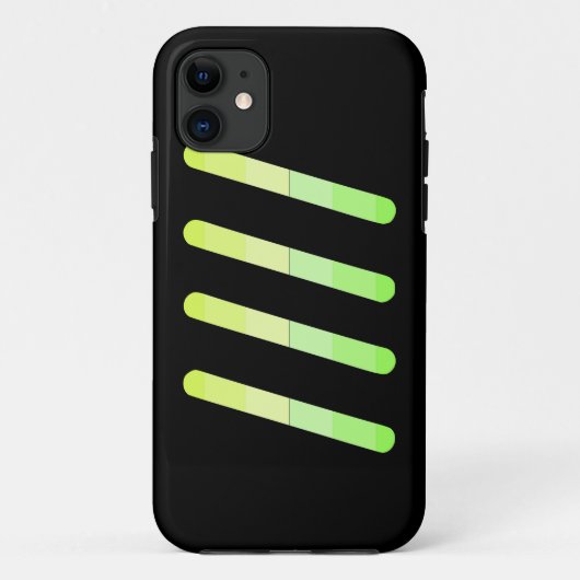 Iphone 5/5sの黄色緑の場合 Case-Mate iPhoneケース (裏面)